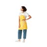 Avental e Faixa de Cabelo Amarelo Chef Cozinha Atelie Loja - 2