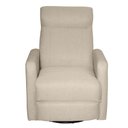 Ver imagem 1 de Poltrona Reclinável Giratória com Balanço Prime:linho Bege