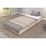 Cama Auxiliar Madeira Maciça sem Pintura - 1
