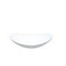 Cuba Pia de Vidro para Banheiros e Lavabos Chanfrada 47cm:branco - 2