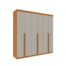 Guarda Roupa Casal 100% Mdf 6 Portas 4 Gavetas Joinville Tcil - 2
