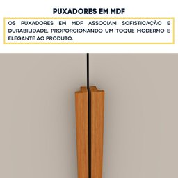 Guarda Roupa Casal 100% Mdf 6 Portas 4 Gavetas Joinville Tcil - 10