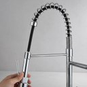 Ver imagem 4 de Torneira Gourmet Monocomando Cozinha Bancada Mesa Flexível Cromada Me01