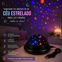Ver imagem 5 de Abajur Projetor Estrelas Infantil LED 10 Luzes Luminaria Mini Ceu Estrelado Luz Noturna Decoracao Qu