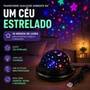 Ver imagem 2 de Abajur Projetor Estrelas Infantil LED 10 Luzes Luminaria Mini Ceu Estrelado Luz Noturna Decoracao Qu