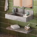 Ver imagem 6 de Bancada Porcelanato 83cm Napoles Cinza - P103267 - Cozimax Bancada Porcelanato 83cm Napoles Cinza