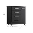 Ver imagem 4 de Comoda Laura 4 Gavs 1 Porta Onix