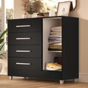 Ver imagem 2 de Comoda Laura 4 Gavs 1 Porta Onix