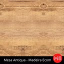 Ver imagem 3 de Mesa de Jantar Rustica 120x90 Cm Pés de Ferro Hairpin Legs Antiqua