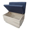 Ver imagem 2 de Canto Alemão Reto de 1 Metro com Baú Base Amadeirada