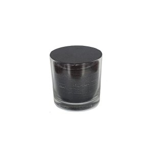 Vela Preta Perfumada No Copo De Vidro 265ml Escolha Aroma