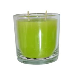 Vela Perfumada No Copo De Vidro 265ml Com Aroma De Capim Limão - 3