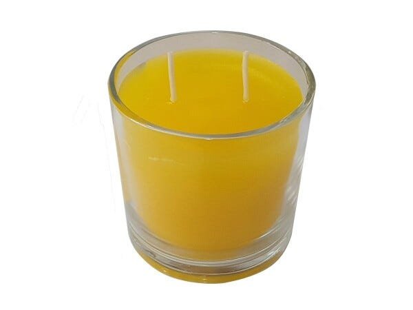 Vela Perfumada No Copo De Vidro 265ml Com Aroma De Citronela - 2