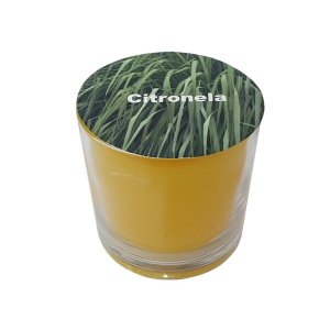 Vela Perfumada No Copo De Vidro 265ml Com Aroma De Citronela