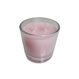 Vela Perfumada No Copo De Vidro 265ml Com Aroma De Rosas - 2 Vela Perfumada No Copo De Vidro 265ml Com Aroma De Rosas - 2