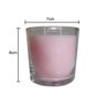 Vela Perfumada No Copo De Vidro 265ml Com Aroma De Rosas - 4