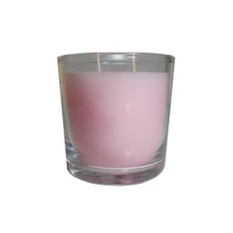 Vela Perfumada No Copo De Vidro 265ml Com Aroma De Rosas - 3 Vela Perfumada No Copo De Vidro 265ml Com Aroma De Rosas - 3