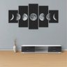 Quadros Decorativos Mdf Fases da Lua Sala Quarto - 4