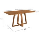 Ver imagem 3 de Mesa Gardeni MDP Pintura UV 160cm Kappesberg