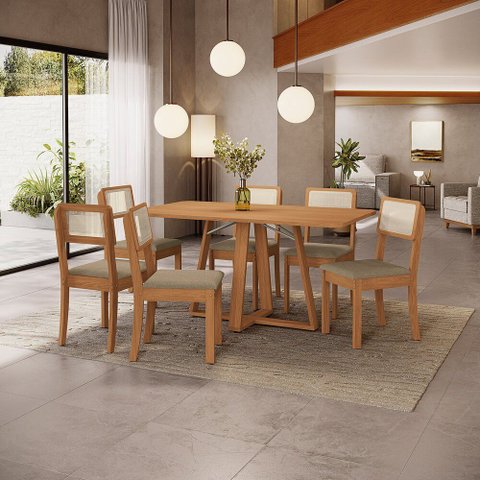 Mesa Gardeni MDP Pintura UV 160cm Kappesberg