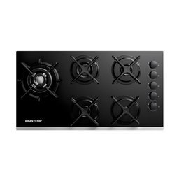 Cooktop 5 Bocas Brastemp Eclipse Collection com Quadrichama - Bdd86ap Bivolt - 1