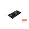 Cooktop 5 Bocas Brastemp Eclipse Collection com Quadrichama - Bdd86ap Bivolt - 3