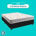 Ver imagem 4 de Cama Box Preto Casal + Colchão D20 D20 Inducol