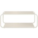 Ver imagem 7 de Mesa de Centro para Sala de Estar 80cm Orgânica Industrial Alek A03 Off White - Lyam Decor