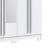 Guarda-Roupa Querubim com 6 Portas Branco / Textura OOL - 5