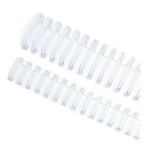 Wire-o Garra Duplo Anel 1/2" 100 Fls A4 3x1 Branco 100 Und