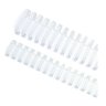 Wire-o Garra Duplo Anel 1/2" 100 Fls A4 3x1 Branco 100 Und - 1