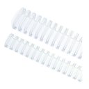 Ver imagem 1 de Wire-o Garra Duplo Anel 1/2" 100 Fls A4 3x1 Branco 100 Und