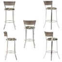 Ver imagem 5 de Banqueta Alta Bistrô em Alumínio, Fibra e Tecido Impermeável Tc Zanutto 4 Unidades Capuccino