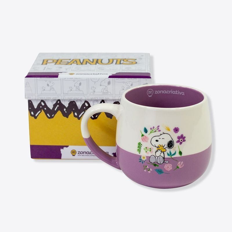 Caneca Maggie Snoopy Floral - Zona Criativa - 3