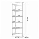 Ver imagem 3 de Estante para Livros Larissa 4 Prateleiras Rose - J&a Móveis