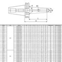 Ver imagem 4 de Porta Fresa Roscado (porta Cápsula) Modelo Sk50 Mca12069 - Din 69871