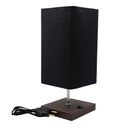 Ver imagem 4 de Abajur Luminaria de Mesa Quadrado e Interruptor Ref 49 Decoração Casa Sala Quarto Escritório Moveis