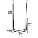 Ver imagem 2 de 2 Balanços Suspenso Em Alumínio Bronze