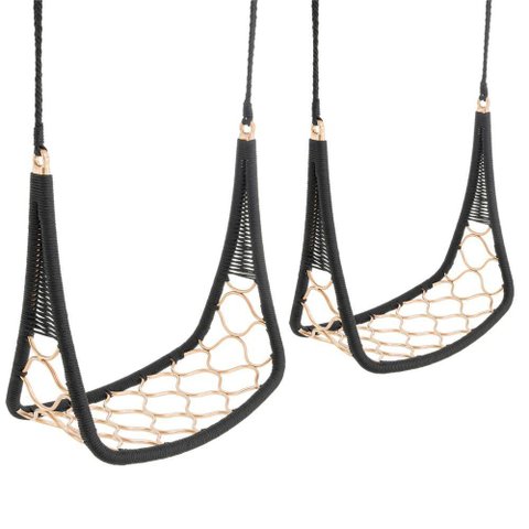 2 Balanços Suspenso Em Alumínio Bronze