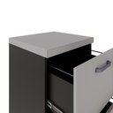 Ver imagem 6 de Armário Alto Escritório C/ 4 Gavetas Suporte para Pastas F5