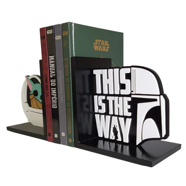 Aparador de Livros Baby Yoda Star Wars - Loja Happy Nerd