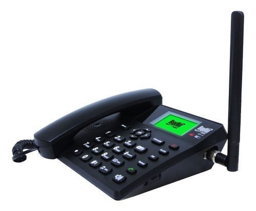 Telefone Zona Rural 4G 3G Mesa Fixo 7 Bandas Roteador Wifi - Preto - 3