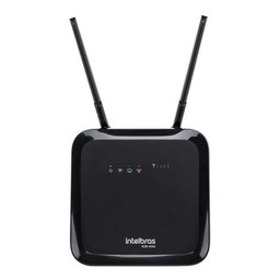Modem Roteador Entrada Chip 4g Vivo Claro Tim Wifi Intelbras - Preto - Bivolt - 5