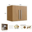 Ver imagem 7 de Quarto Modulado 100% MDF 5 Peças Mesa de Cabeceira Esquerda 7 Portas e 2 Gavetas Integrato Freijó