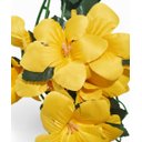 Ver imagem 4 de Pendente Hibisco Flor Trepadeira Artificial 110cm Decoração Amarelo