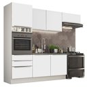 Ver imagem 1 de Cozinha Completa Lux Com Armário E Balcão 6 Portas 3 Gavetas
