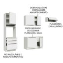 Ver imagem 3 de Cozinha Completa Lux Com Armário E Balcão 6 Portas 3 Gavetas