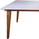 Ver imagem 6 de Tampo de MDF Mesa Sala de Jantar Laqueado com Vidro 1x1 M