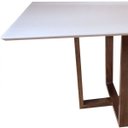 Ver imagem 4 de Tampo de MDF Mesa Sala de Jantar Laqueado com Vidro 1x1 M