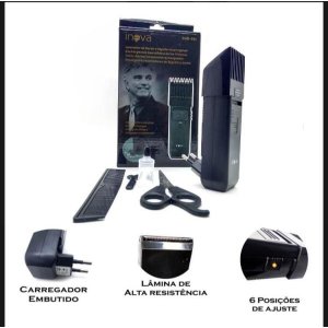 Maquina Profissional De Cortar Cabelo Aparar Barba Depilador